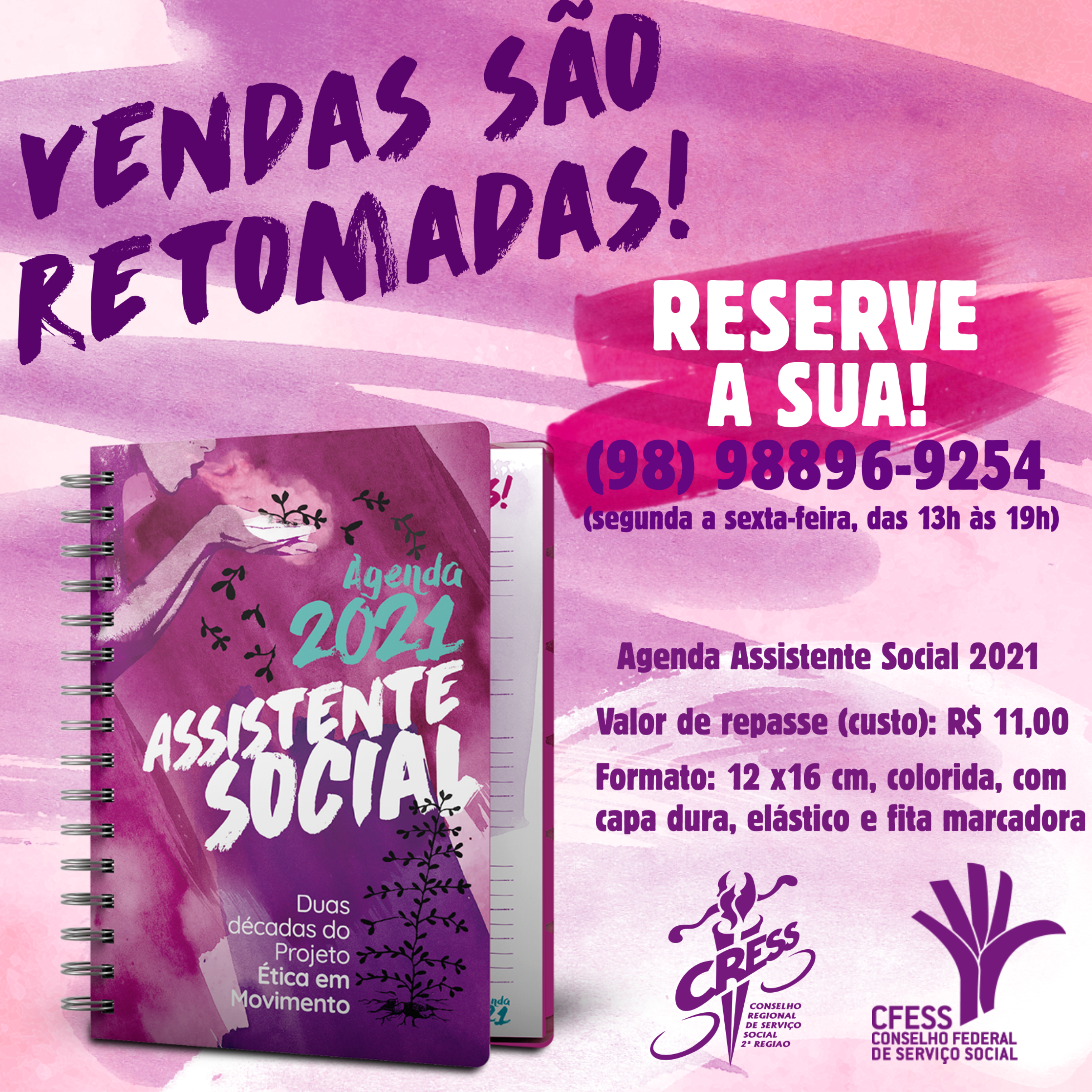 CFESS lança a Agenda Assistente Social 2020