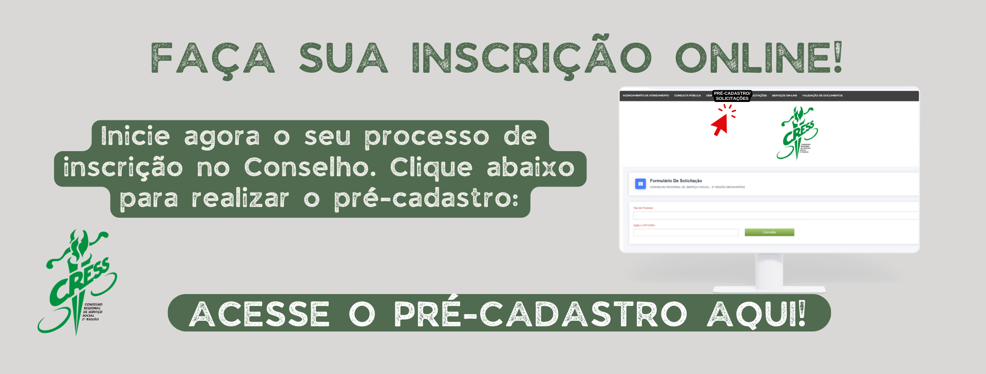 SLIDE PARA SITE - PRE CADASTRO