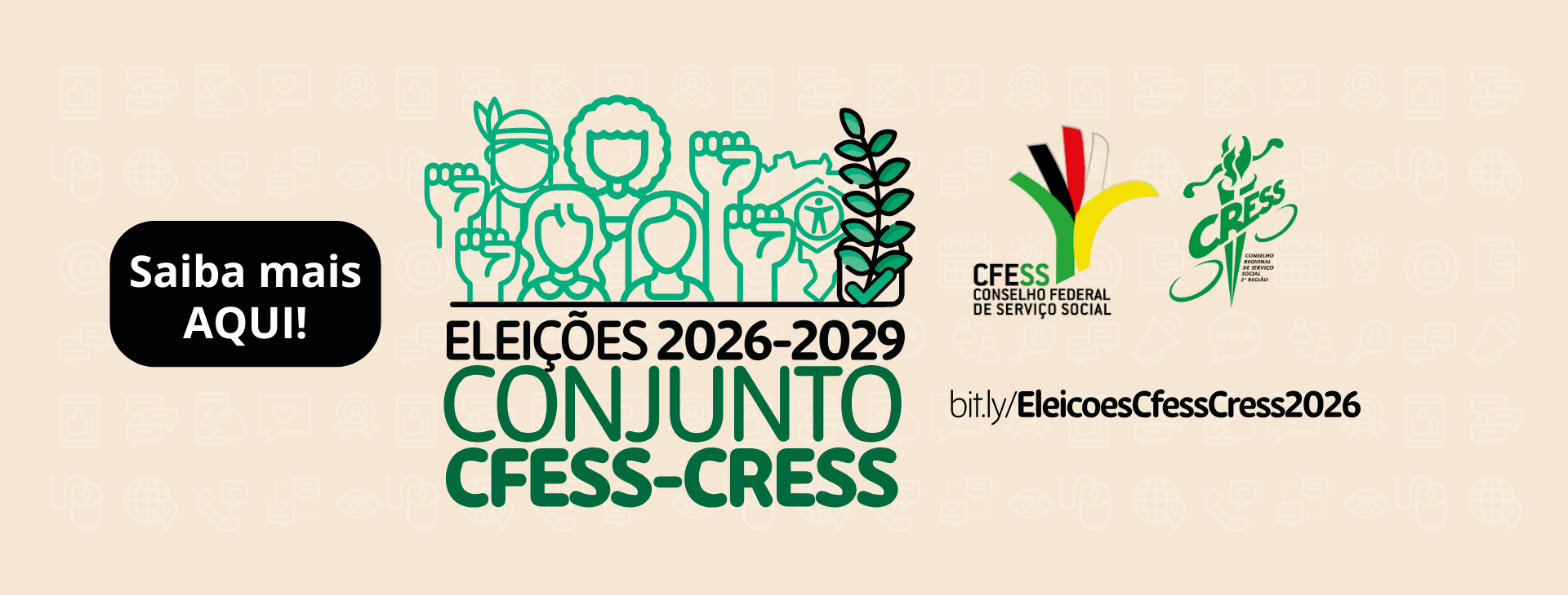 Banner eleições 2026 para site