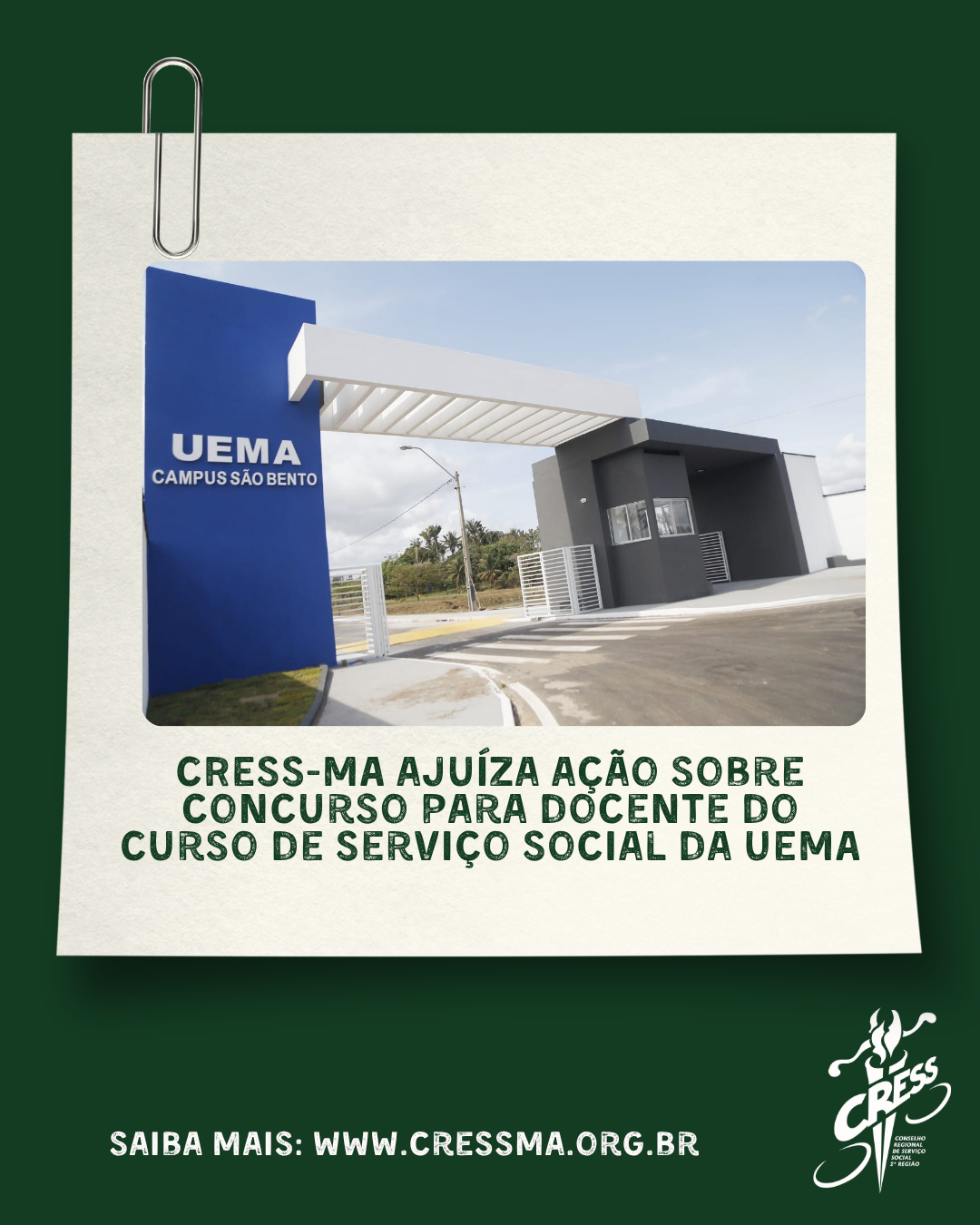 Arte: CRESS-MA  