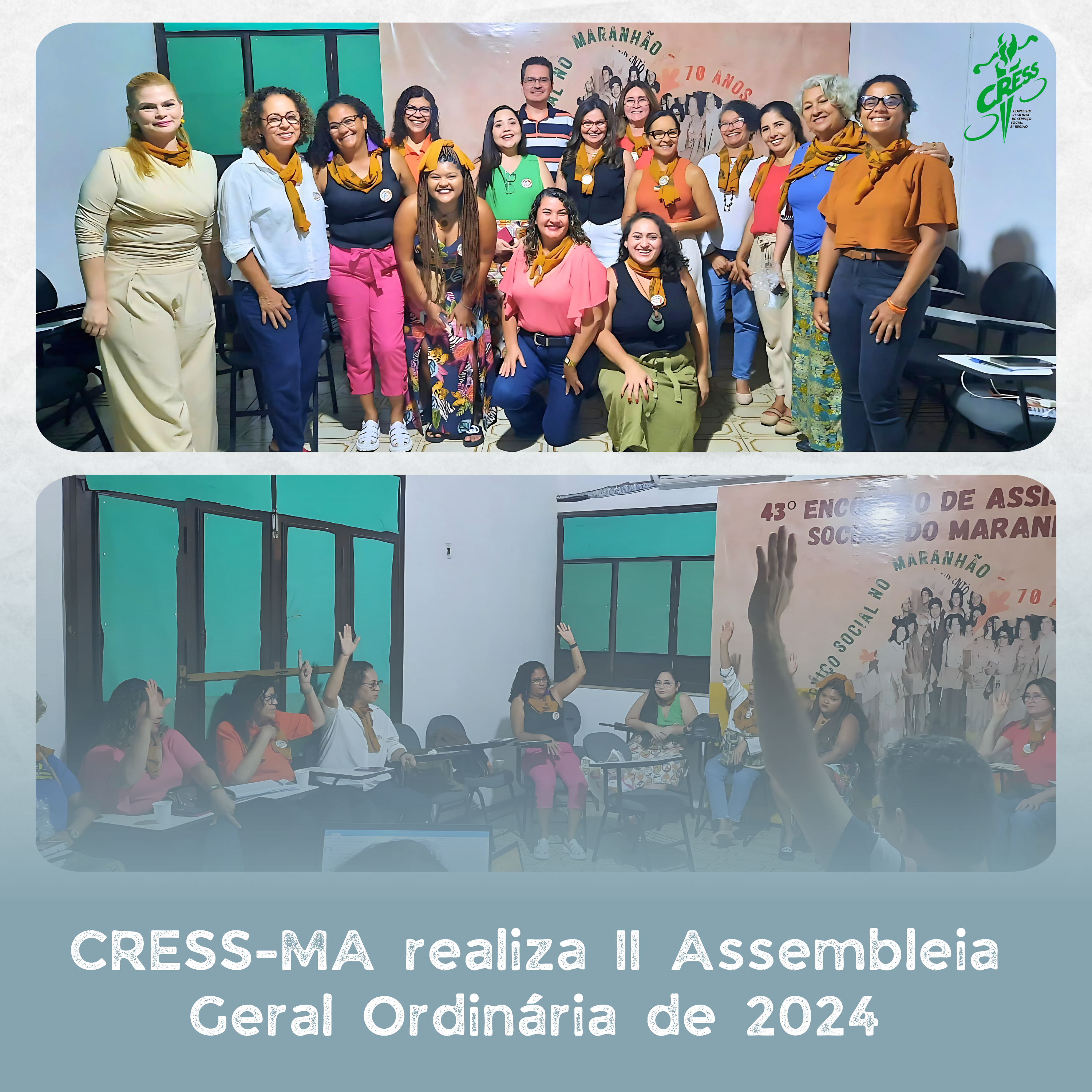 Legendas para fotos 2024 - II assembleia geral