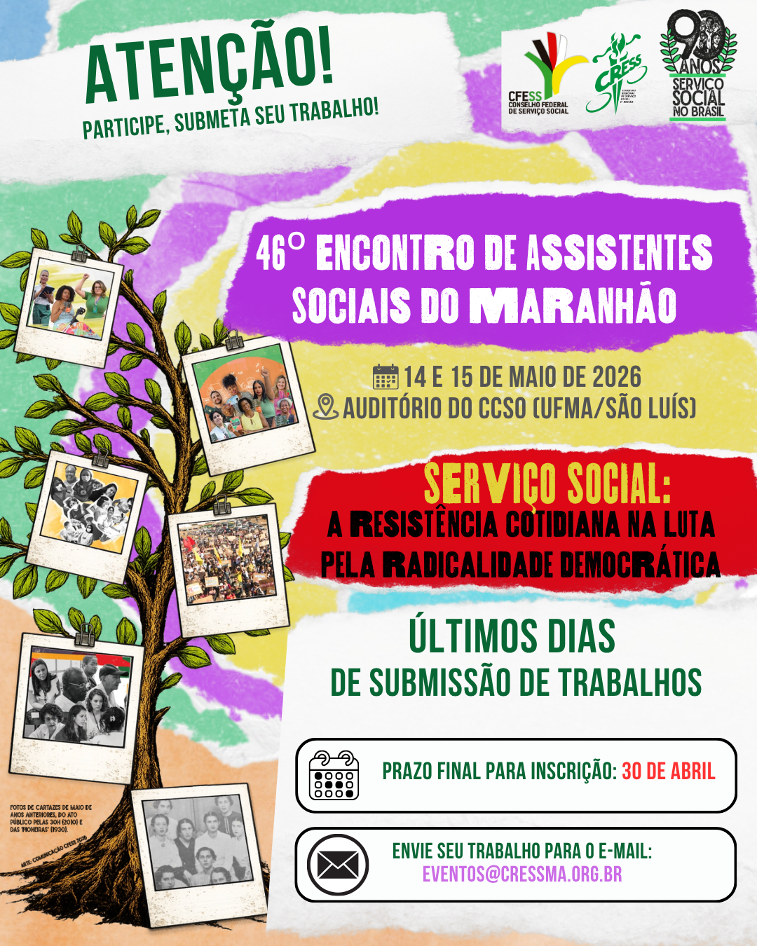 Arte: CFESS (com adaptações do CRESS-MA).