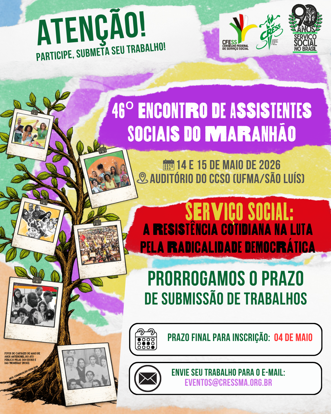 Arte: CFESS (com adaptações do CRESS-MA).