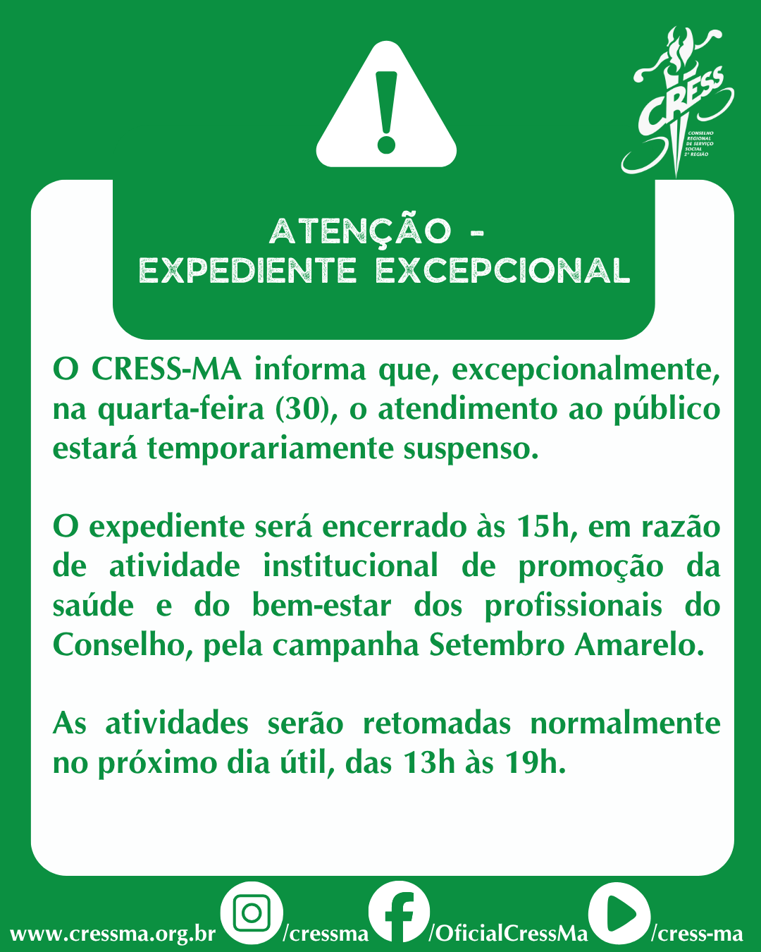 COMUNICADO SOBRE EXPEDIENTE 29.09