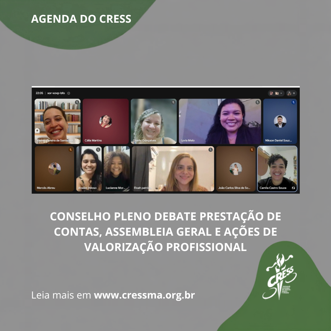 PAUTAS DA AGENDA DO CRESS